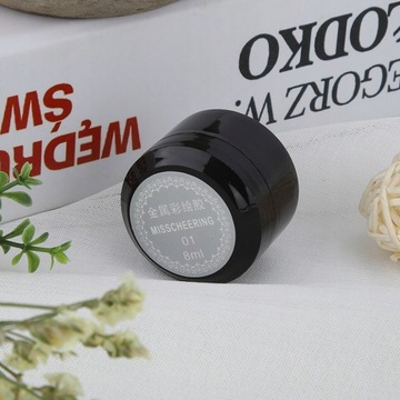 GEL ART PAINT DECORATION ГЕЛЬ СЕРЕБРЯНЫЕ ЦВЕТА 8мл