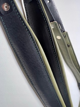 ШИРОКИЕ ремни для переноски гармошки NERO/VERDE 120b