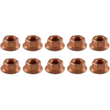 NAKRĘTKI KOLEKTORA WYDECHOWEGO 10 SZT M10 x 1,5