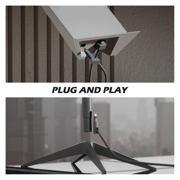 КАБЕЛЬ ПИТАНИЯ ДЛИНОЙ 4,6 М, ПОДКЛЮЧАЕМЫЙ К ПРЯМОУГОЛЬНОМУ КАБЕЛЮ