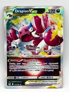 Karty Pokemon (LOR 119) Drapion VSTAR