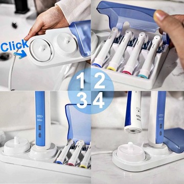 ПОДДЕРЖИВАЙТЕСЬ ЗА . НАСАДКИ И ЩЕТКА ORAL-B 3