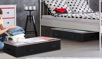 Чехол Большой органайзер под кровать для одежды, постельного белья, сумки, одеяла XL, однотонный