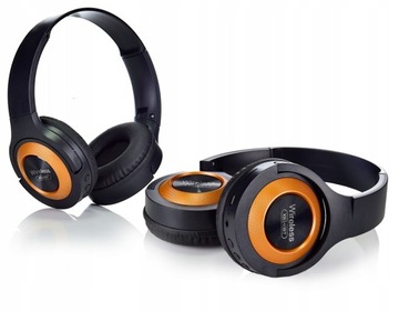 SŁUCHAWKI BEZPRZEWODOWE BLUETOOTH MP3 RADIO FM