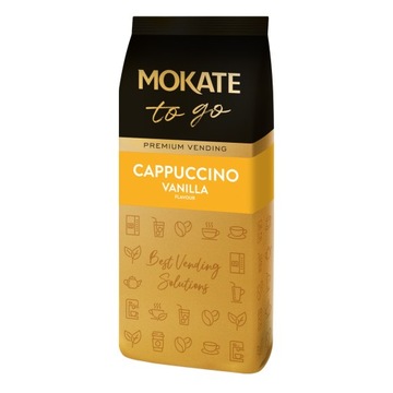 Napój Kawowy Kawa Cappuccino Waniliowe 1KG Puszysta Pianka Vending Mokate