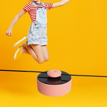 Умная электрическая скакалка с низким уровнем шума для упражнений, скакалка розовая