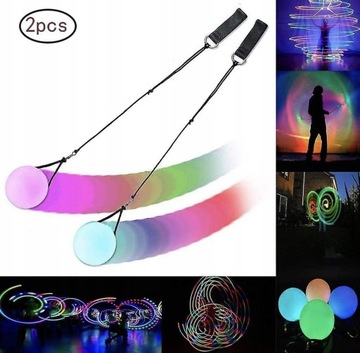 СВЕТЯЩИЕСЯ ШАРЫ СВЕТ ПОИ РАЗНОЦВЕТНЫЕ СВЕТОДИОДЫ x2