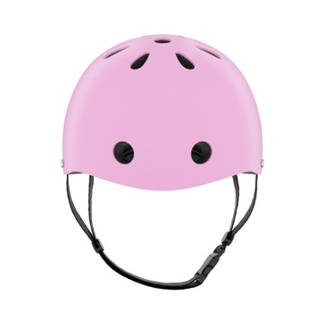 Kask Rowerowy Dziecięcy Tulano RÓŻOWY LEKKI REGULOWANY 48–52 cm ODBLASK