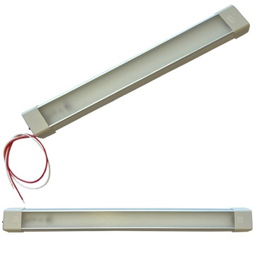 Мощная плоская светодиодная лампа 48 SMD с ON 47см Лодзь Яхта Каюта 12В 24В 960Лм