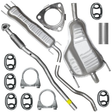 Zestaw Tłumik Opel Zafira 05-14 B 1.6 1.8 2.2