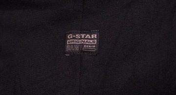 G-STAR RAW bluza black BAUCHAN NAVY HOODED _ L