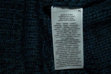 RALPH LAUREN 90% wełna 10% kaszmir gruby sweter NOWY 44