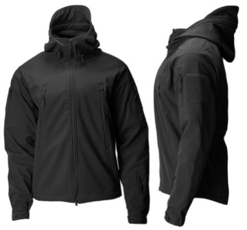 Kurtka z Kapturem Softshell TEXAR Falcon Black XXL