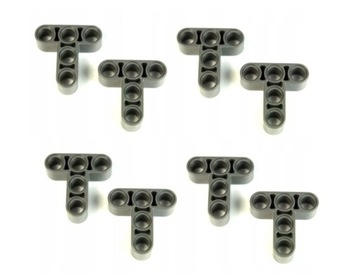 Łącznik typu T LEGO Technic CIEMNOSZARY 8szt.60484