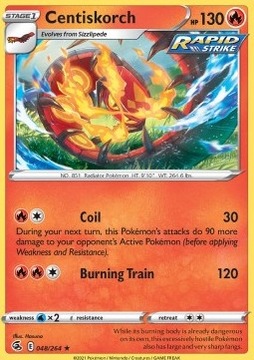 Pokemon TCG Centiskorch (FST 048)