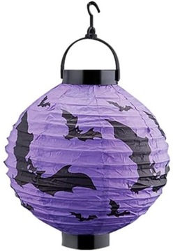 Lampion Świecący Nietoperz LED Ozdoba Na Halloween