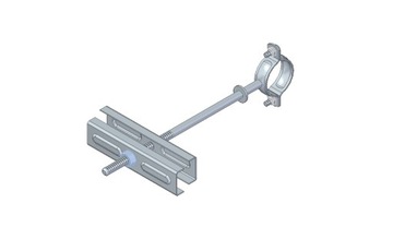 РАЗМЕЩЕНИЕ МОЛНИЕВОГО КРОНШТЕЙНА ДЛЯ СТОЛБА 3