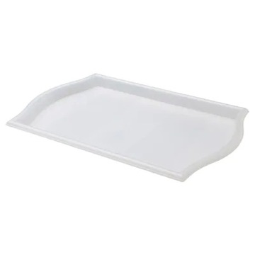 TACA PRZEŹROCZYSTA 52x35 cm TWORZYWO SMULA IKEA