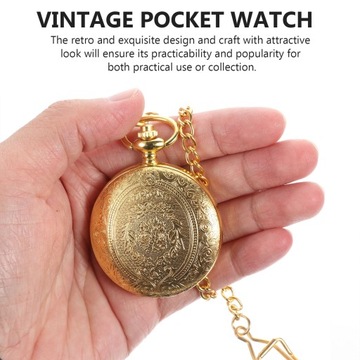 Zegarek kieszonkowy Vintage - w stylu retro.