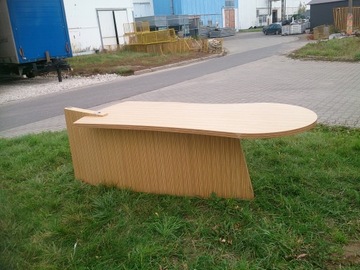 Biurko wenge + zebrano 218 /100 do gabinetu + kontenerek