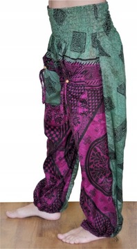 SPODNIE ALLADYNKI PUMPY ETNO BOHO