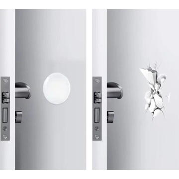 ODBOJNIK Do DRZWI Odbój Stoper SAMOPRZYLEPNY OGRANICZNIK Transparentny 6x