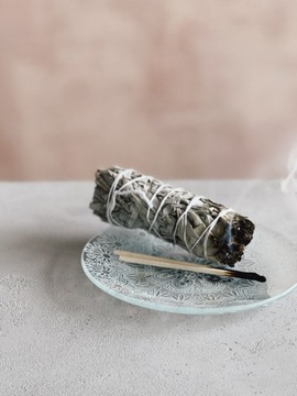 ПАЛО САНТО + ШАЛФЕ БЕЛЫЙ - Гроздь большой, 13 см.