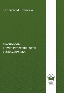 PSYCHOLOGIA RÓŻNIC INDYWIDUALNYCH CECH CZ.. EBOOK
