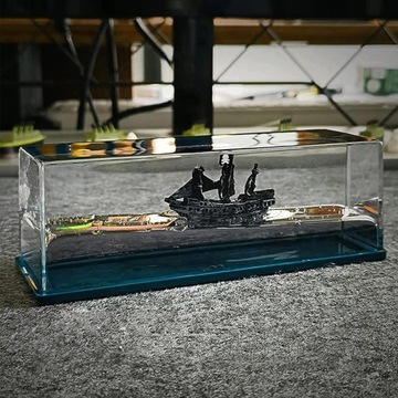 ЧЕРНЫЙ ЖЕМЧУГ ПИРАТСКИЙ КОРАБЛЬ БУТЫЛКА ДЛЯ ЖИДКОСТИ ДРИФТ ДЕКОРАТИВНЫЙ ОРНАМЕНТ МУЖЕСТВО