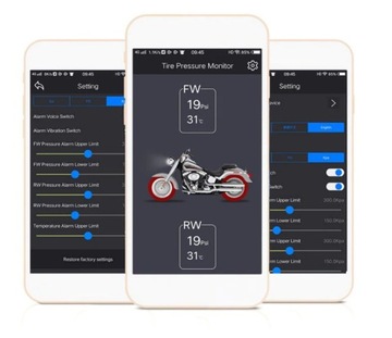 ДАТЧИКИ ДАВЛЕНИЯ В ШИНАХ ПРИЛОЖЕНИЕ TPMS МОТОЦИКЛ
