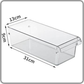 Набор из 3-х органайзеров для пищевых контейнеров для холодильника.