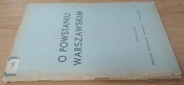 O powstaniu warszawskim Lublin 1944