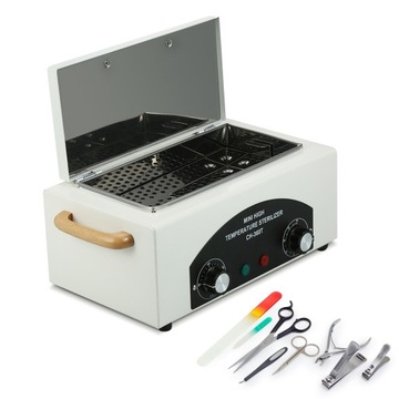 Высокотемпературный стерилизатор со съемным резервуаром из нержавеющей стали.