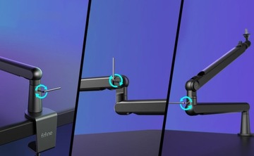 MOZOS FIFINE TAM8 ДИНАМИЧЕСКИЙ МИКРОФОН USB XLR RGB + НАБОР ШТАТИВА