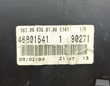 BUDÍKY PŘÍSTROJOVÁ DESKA FIAT PANDA II 1.1 503000360100