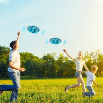 MINI LATAJĄCA KULA UFO ZDALNE STEROWANIE RĘCZNE DRONY ŚWIECĄCA OBRÓT O 360°
