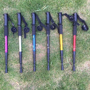 Черная антитрекинговая палка с прямой ручкой