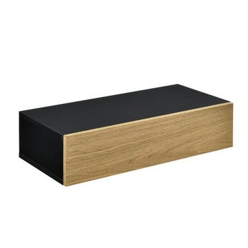 Półka ścienna szafka nocna z szufladą 50x24x12 cm