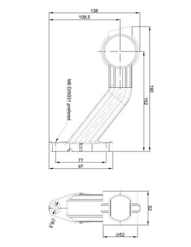 SVĚTLO SVĚTLA KONTURA ROHOVÉ LED FT-140F DIODOVÉ