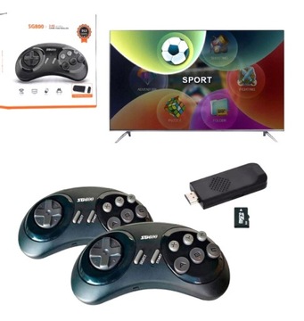 Беспроводная ТВ-консоль 2xPAD 913 HDMI с ретро-играми