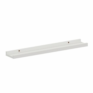 Półka ścienna profil U biała 3x10x60 cm Spaceo