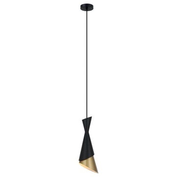 Lampa wisząca Italux Malia LED nowoczesna czarna
