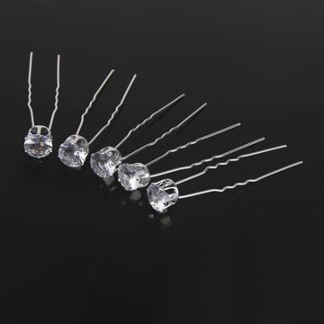 18pcs Wedding Bridal Bridesmaid Glass Crystal Hair