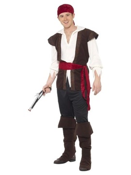 Strój Pirata Przebranie Pirat Kostium Piracki M