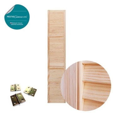 Drzwiczki ażurowe sosnowe 39,4 x 201,3 Fronty szuflady producent drewna diy