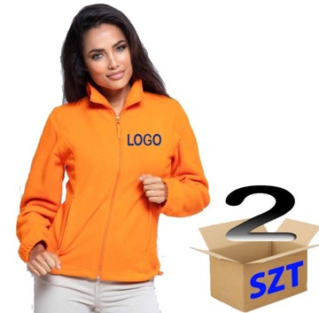 Polar z LOGO firmowe HAFT przód Nadruk 2szt DAMSKI