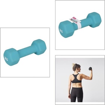 Hantel stały powlekany UPFIT 1x 2 kg