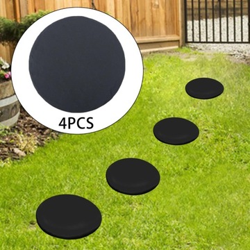 4 садовых ступеньки Имитация садового декора круглой формы