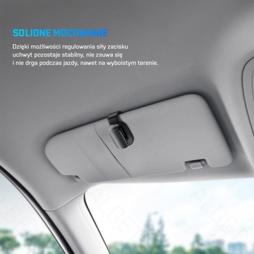 Baseus Platinum Держатель для автомобильных очков черный