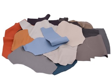 ИТАЛЬЯНСКАЯ КОЖА СМЕСЬ ЦВЕТОВ ОЧЕНЬ БОЛЬШИЕ куски 1 кг СУПЕР КАЧЕСТВО РАЗЛИЧНЫЕ